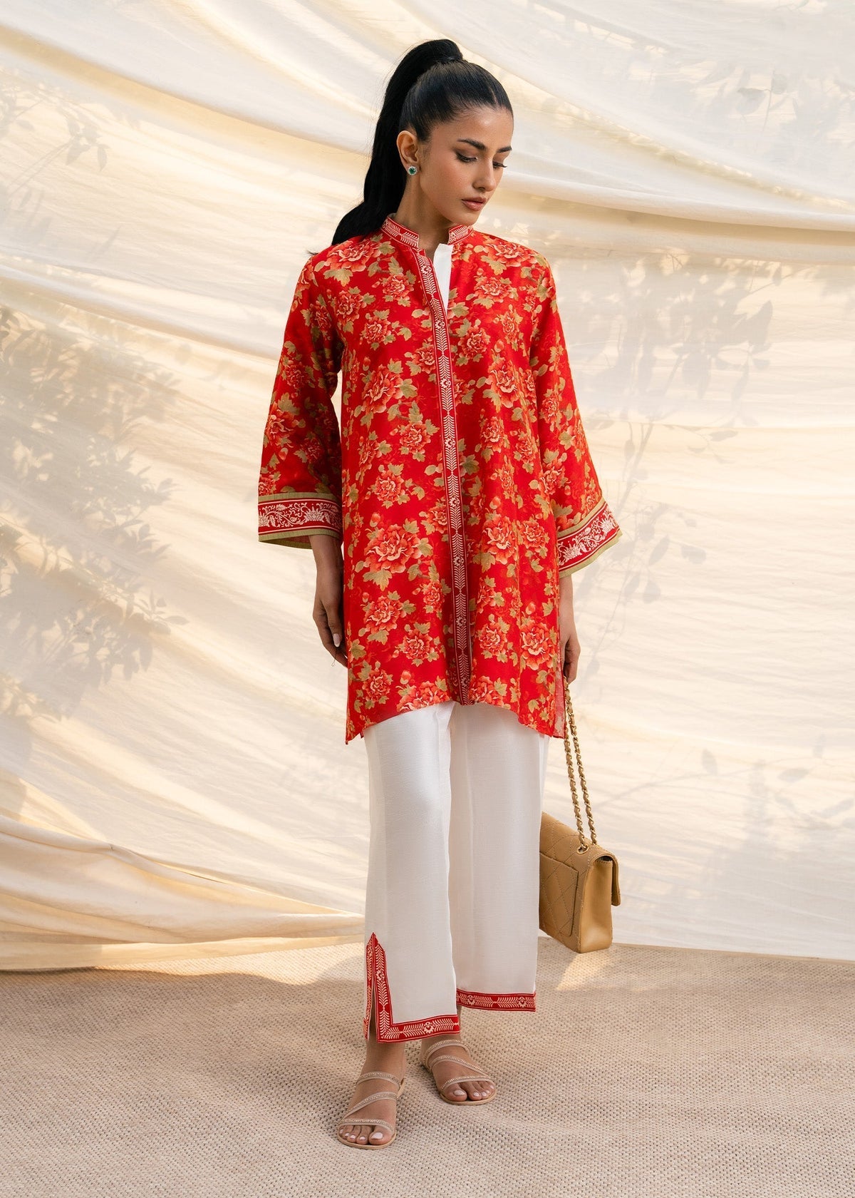 Mahgul | Ambi Bagh Silk Edit | Gulal - by Libayah - Registered Vendor of : Mahgul - 100% Original Designer Dress