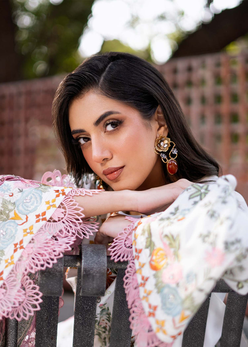 Fozia Khalid | Blossom Festive Lawn 25 | Lilly by Fozia Khalid - Designer Dress - Type: Ladies Clothes - Available at Libayah - 100% Original