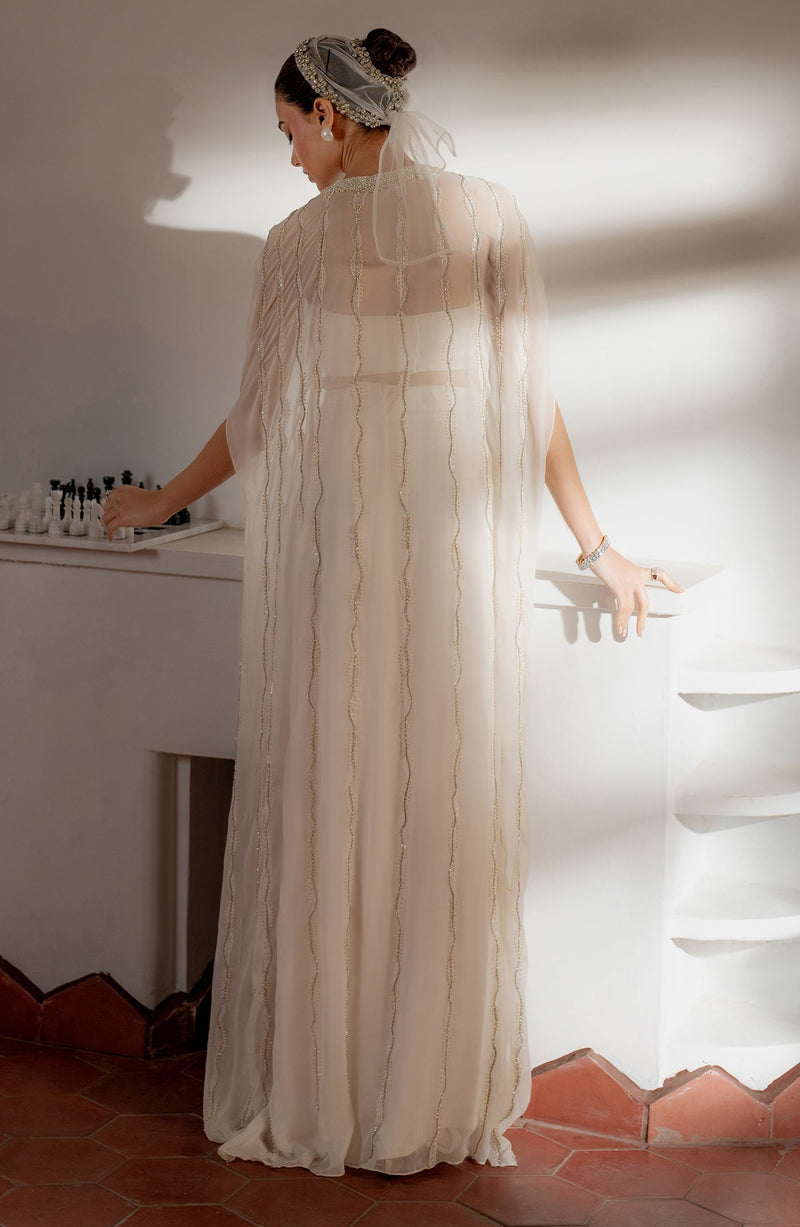 Caia | Luxury Eid Edits 25 | SADIE-WHITE by Caia - Designer Dress - Type: Ladies Clothes - Available at Libayah - 100% Original