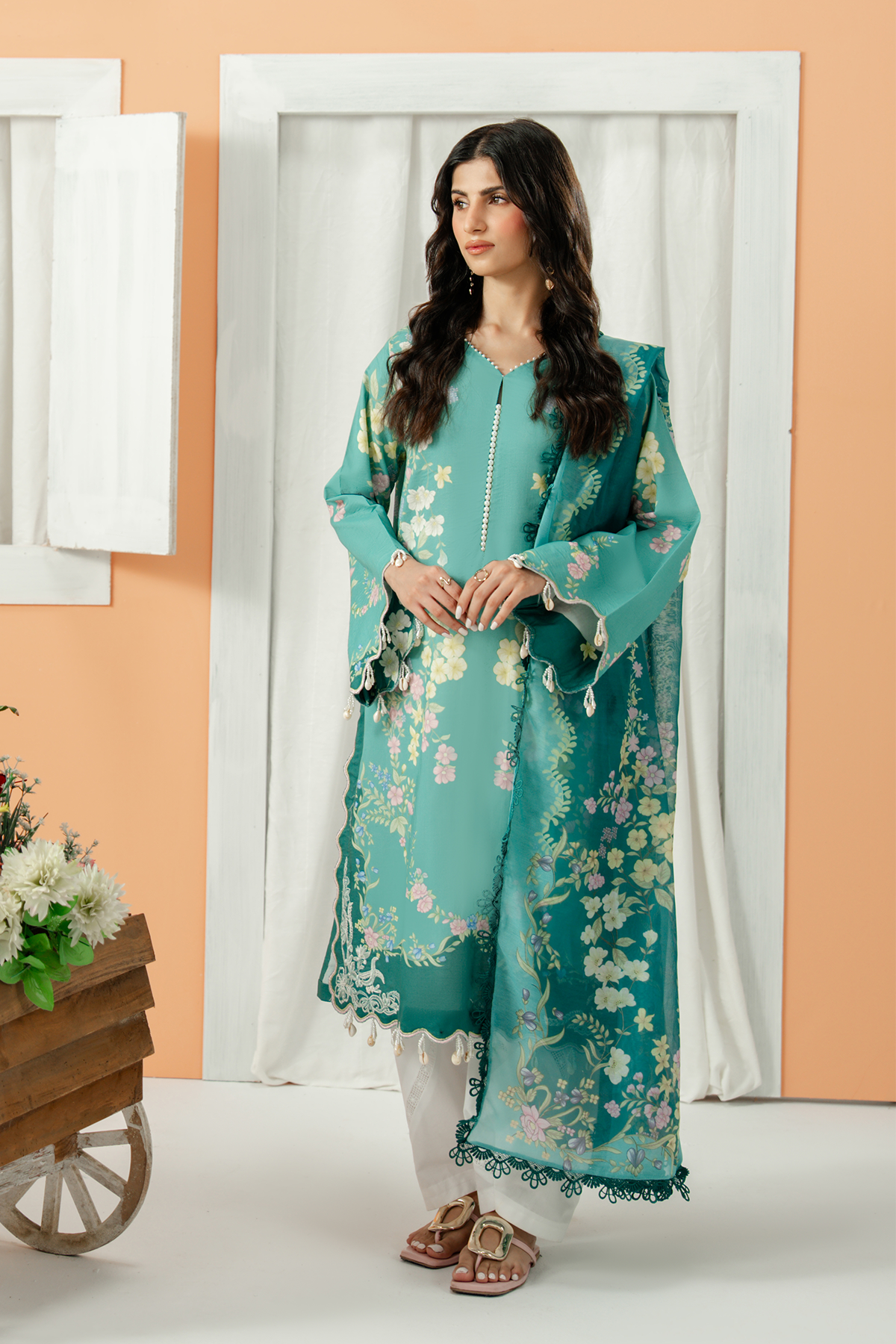 Zarposh | Sundaze Luxe Pret | Lazuli by Zarposh - Designer Dress  - Type : Ladies Clothes - Available at Libayah - 100% Original 