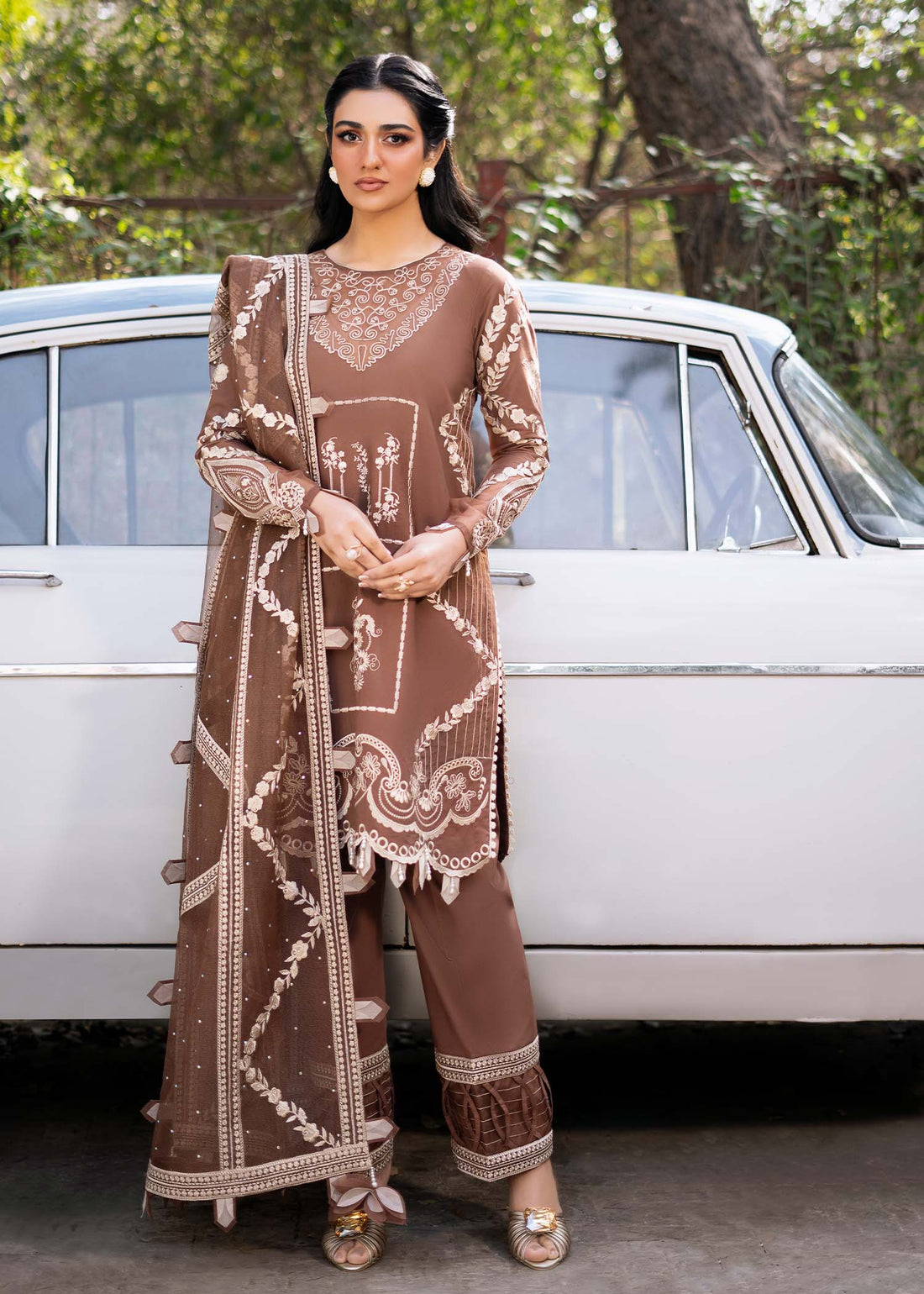 Fozia Khalid | Blossom Festive Lawn 25 | Spirea by Fozia Khalid - Designer Dress - Type: Ladies Clothes - Available at Libayah - 100% Original