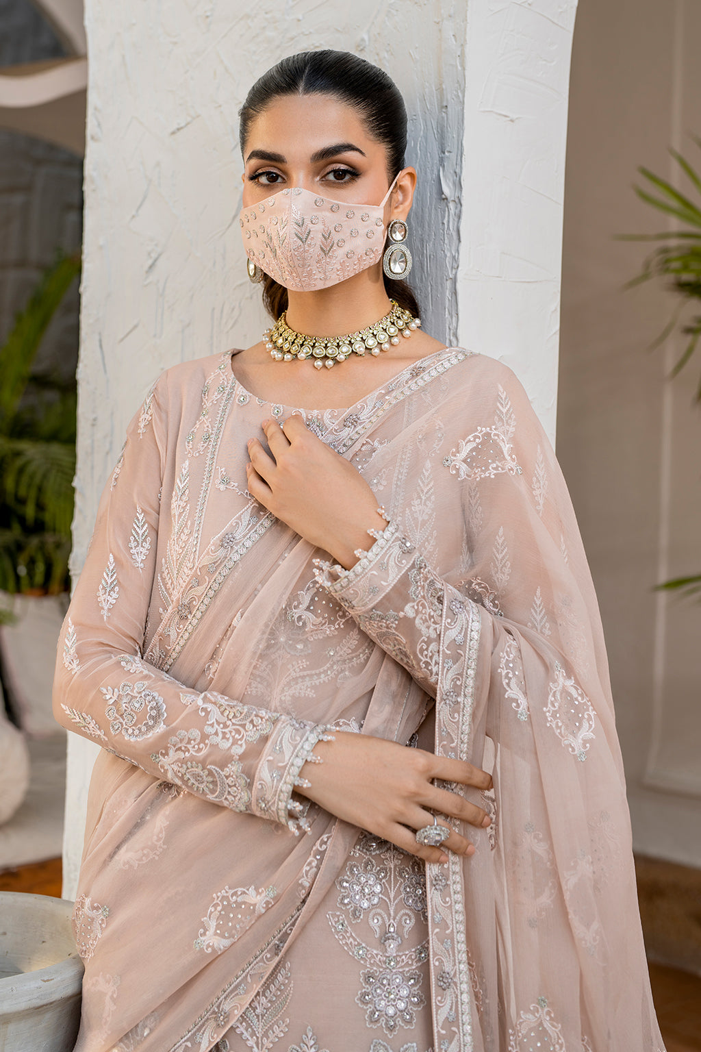 Flossie | Naqsh Formals | S-1403 (B) by Flossie - Designer Dress - Type: Ladies Clothes - Available at Libayah - 100% Original