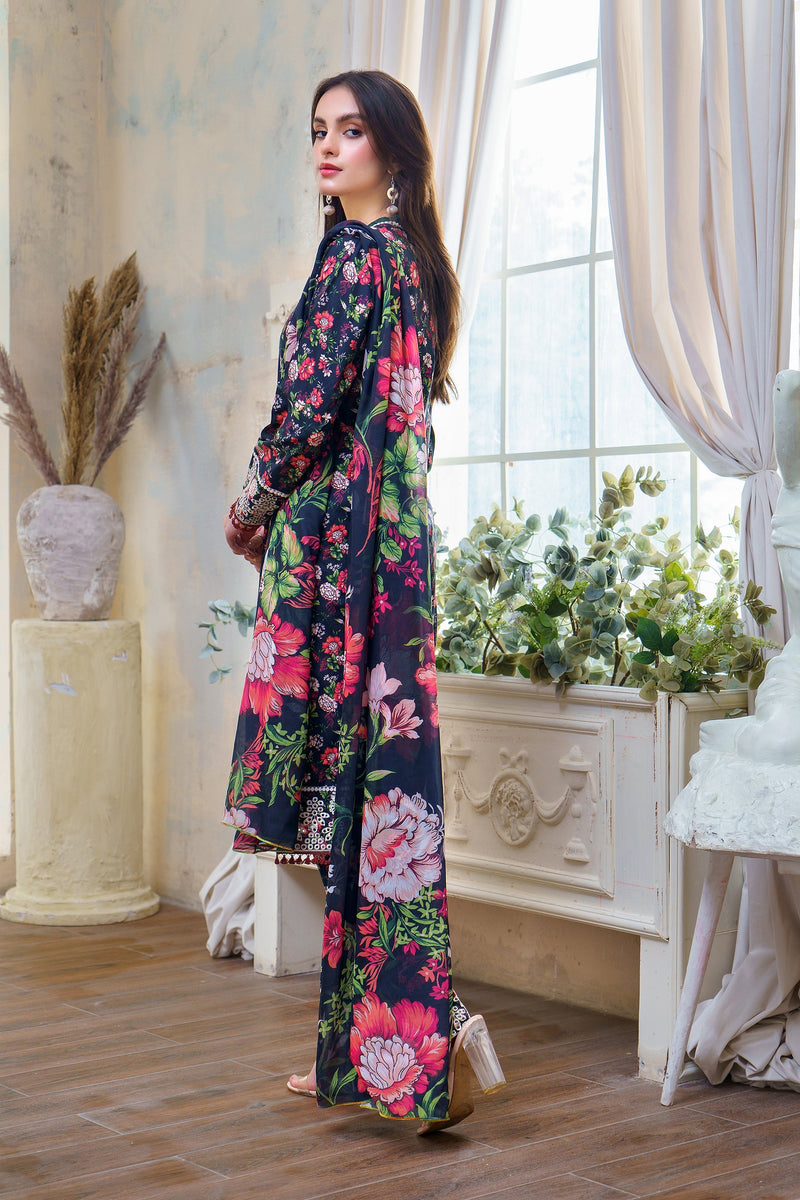 Hana | Floral Symphony | Rose Radiance by Hana - Designer Dress - Type: Ladies Clothes - Available at Libayah - 100% Original