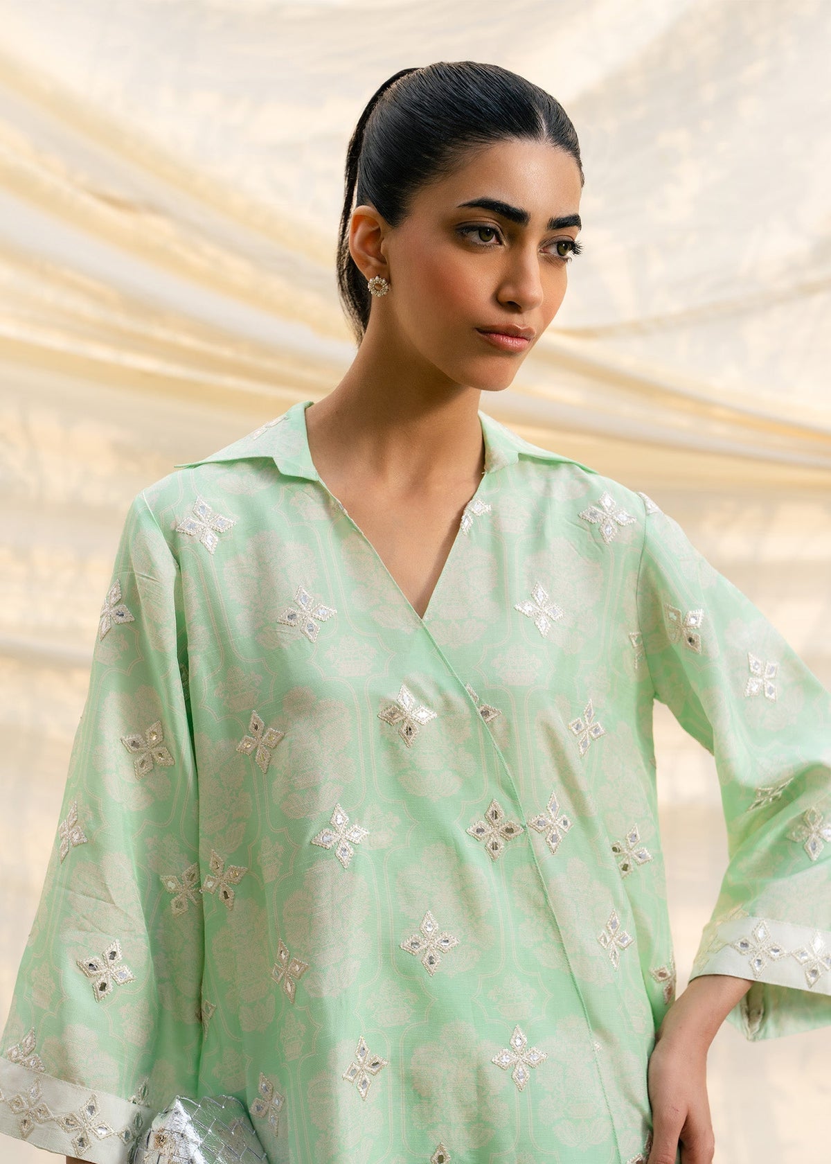 Mahgul | Ambi Bagh Silk Edit | Caelina - by Libayah - Registered Vendor of : Mahgul - 100% Original Designer Dress