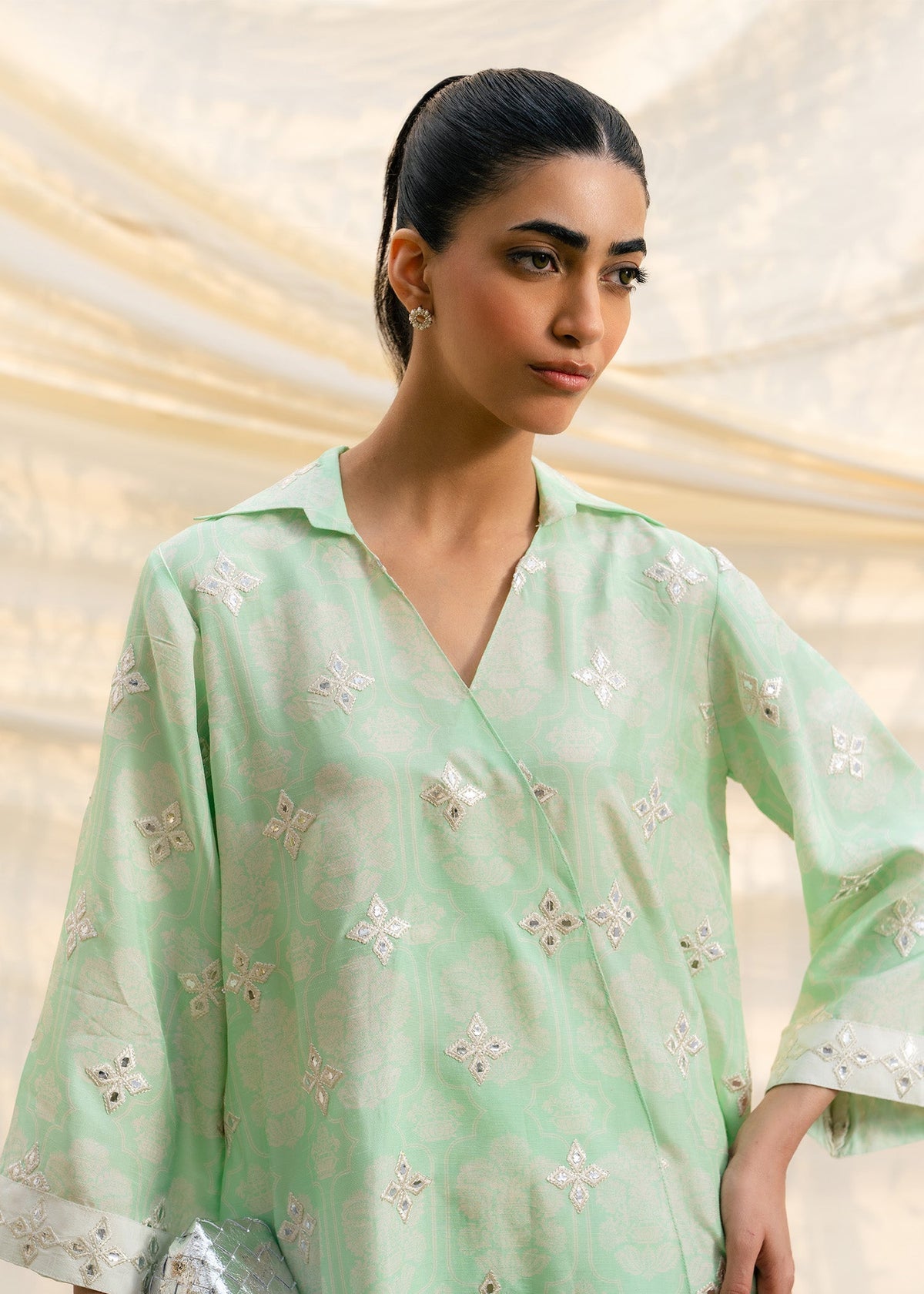 Mahgul | Ambi Bagh Silk Edit | Caelina - by Libayah - Registered Vendor of : Mahgul - 100% Original Designer Dress