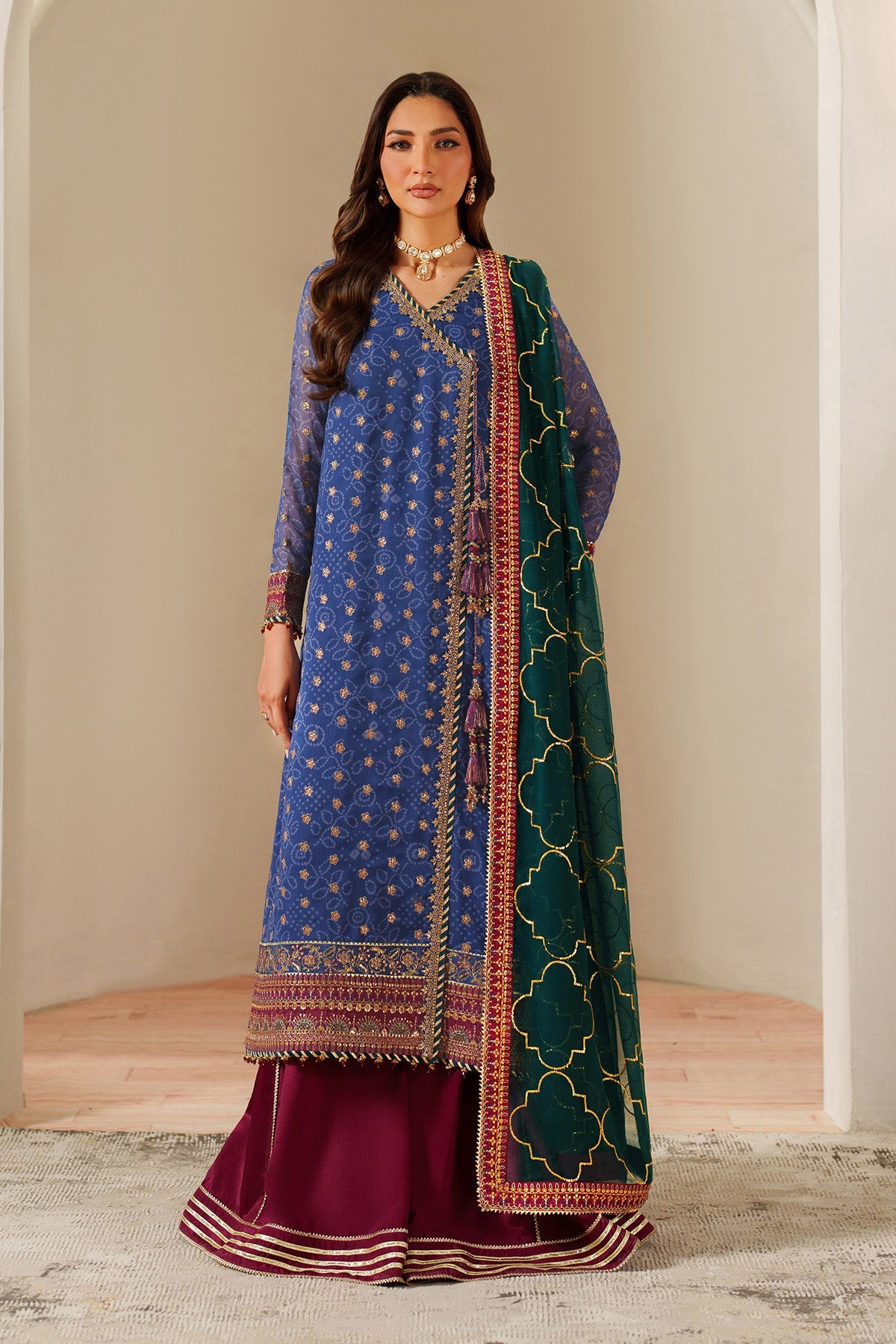 Alizeh | Fleur Chiffon |  AF-CH-2198-Rahsa by Alizeh - Designer Dress  - Type : Ladies Clothes - Available at Libayah - 100% Original 