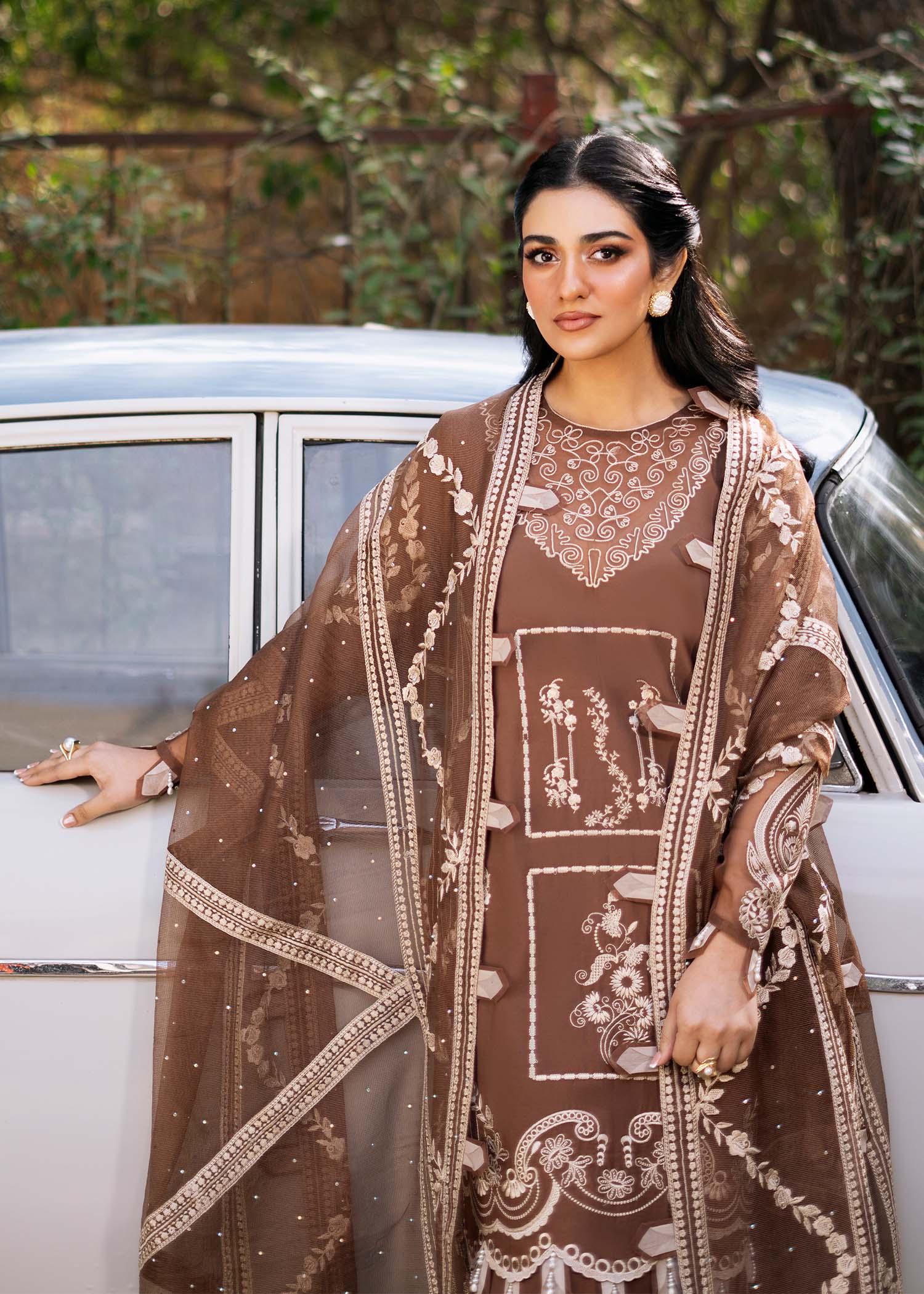 Fozia Khalid | Blossom Festive Lawn 25 | Spirea by Fozia Khalid - Designer Dress - Type: Ladies Clothes - Available at Libayah - 100% Original
