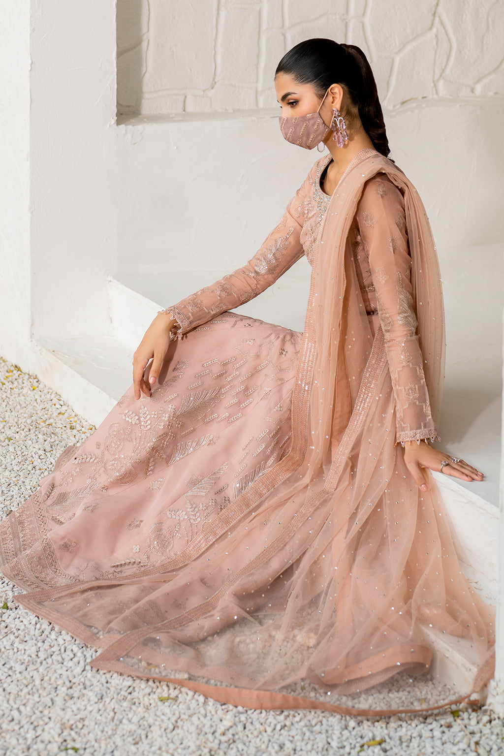 Flossie | Naqsh Formals | S-1407 by Flossie - Designer Dress - Type: Ladies Clothes - Available at Libayah - 100% Original
