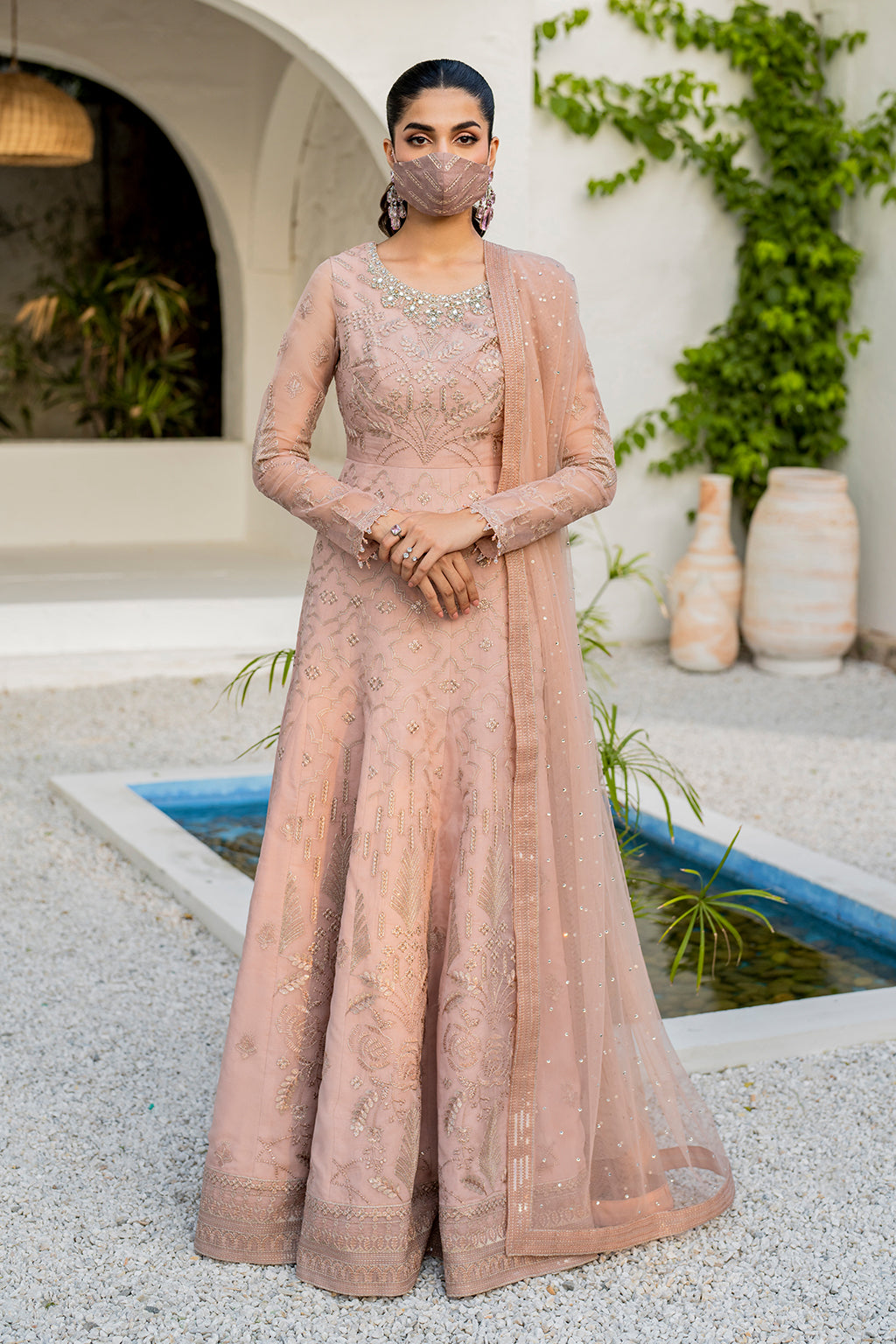 Flossie | Naqsh Formals | S-1407 by Flossie - Designer Dress - Type: Ladies Clothes - Available at Libayah - 100% Original