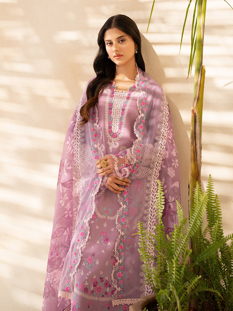 Rajbari | Jahaan Premium Festive Lawn | SILA (Jahan) 3-B by Rajbari - Designer Dress - Type: Ladies Clothes - Available at Libayah - 100% Original