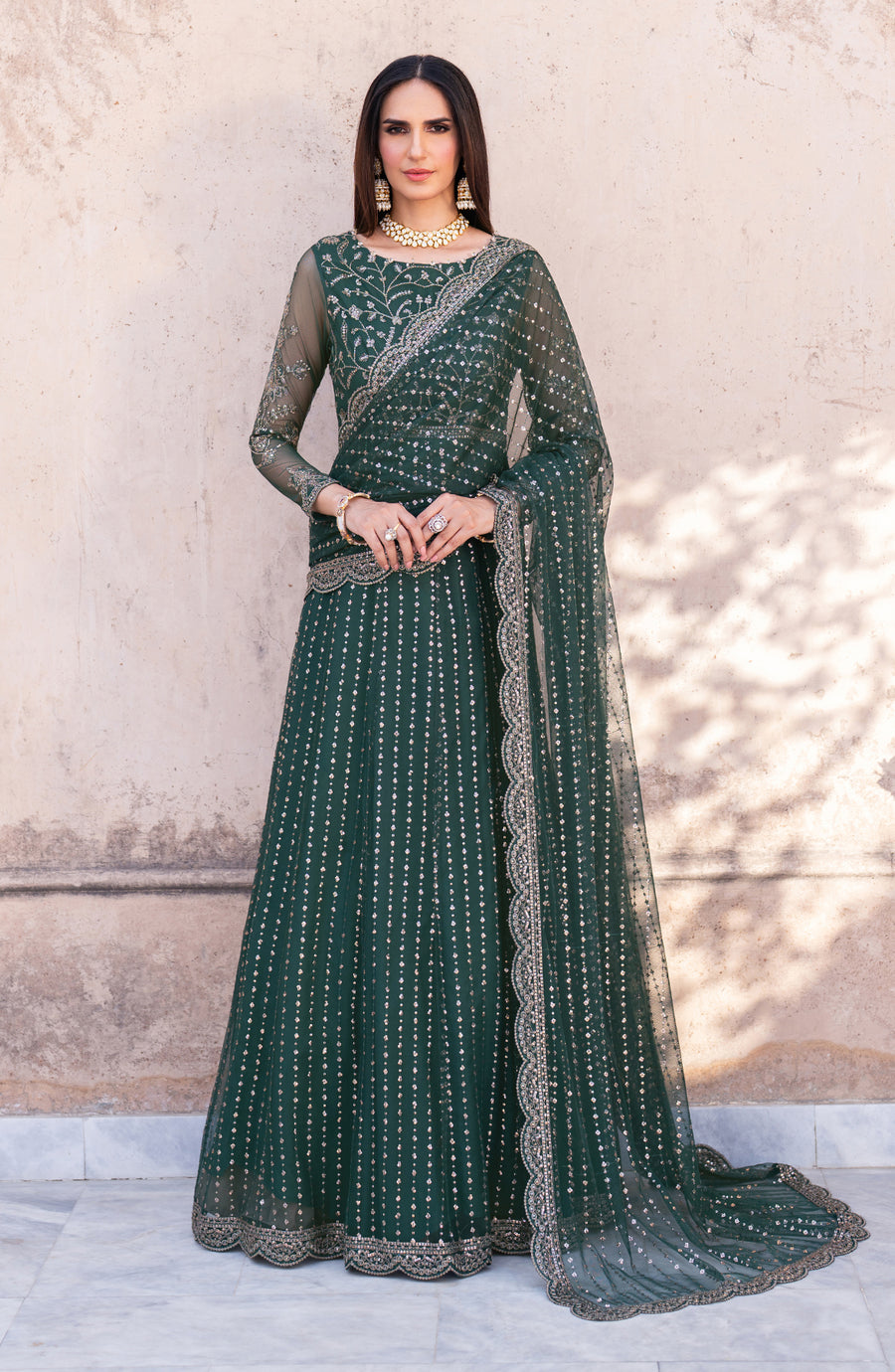Zarif | Sahiba Formals | UNST-SBA-05 KERAN by Zarif - Designer Dress  - Type : Ladies Clothes - Available at Libayah - 100% Original 