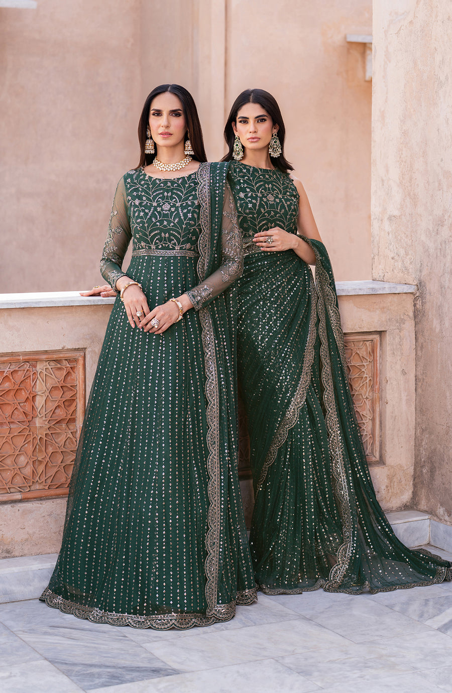 Zarif | Sahiba Formals | UNST-SBA-05 KERAN by Zarif - Designer Dress  - Type : Ladies Clothes - Available at Libayah - 100% Original 