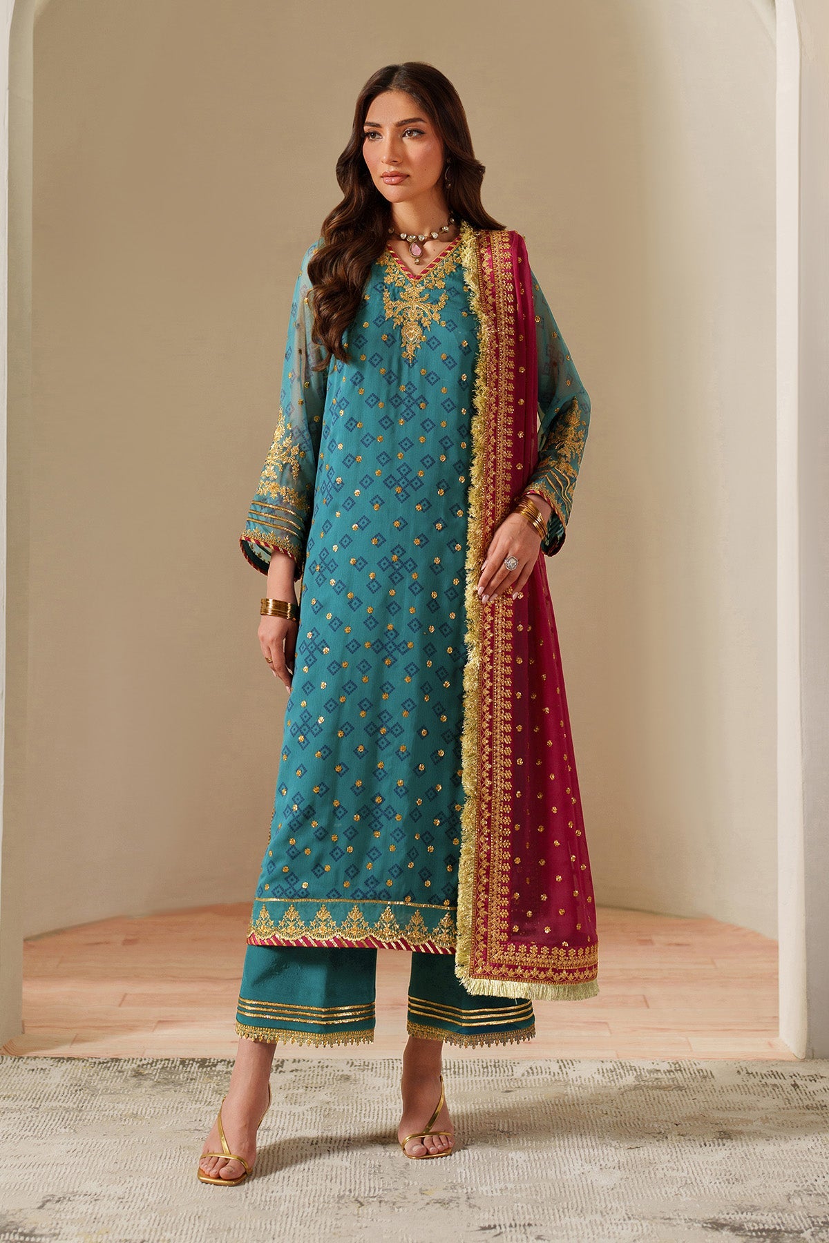 Alizeh | Fleur Chiffon |  AF-CH-2192-Elaira by Alizeh - Designer Dress  - Type : Ladies Clothes - Available at Libayah - 100% Original 