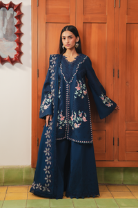 Afrozeh | Sheer Khurma Eid Pret 26 | NEELBARFI by Afrozeh - Designer Dress  - Type : Ladies Clothes - Available at Libayah - 100% Original 