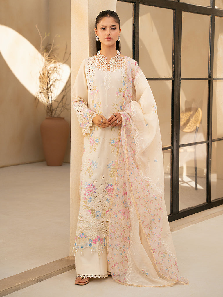 Rajbari | Jahaan Premium Festive Lawn | AIRA (Jahan) 2-A by Rajbari - Designer Dress - Type: Ladies Clothes - Available at Libayah - 100% Original