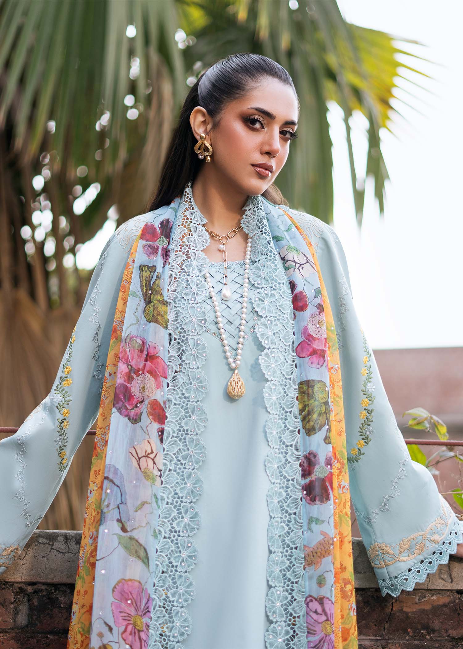 Fozia Khalid | Blossom Festive Lawn 25 |Freesia by Fozia Khalid - Designer Dress - Type: Ladies Clothes - Available at Libayah - 100% Original