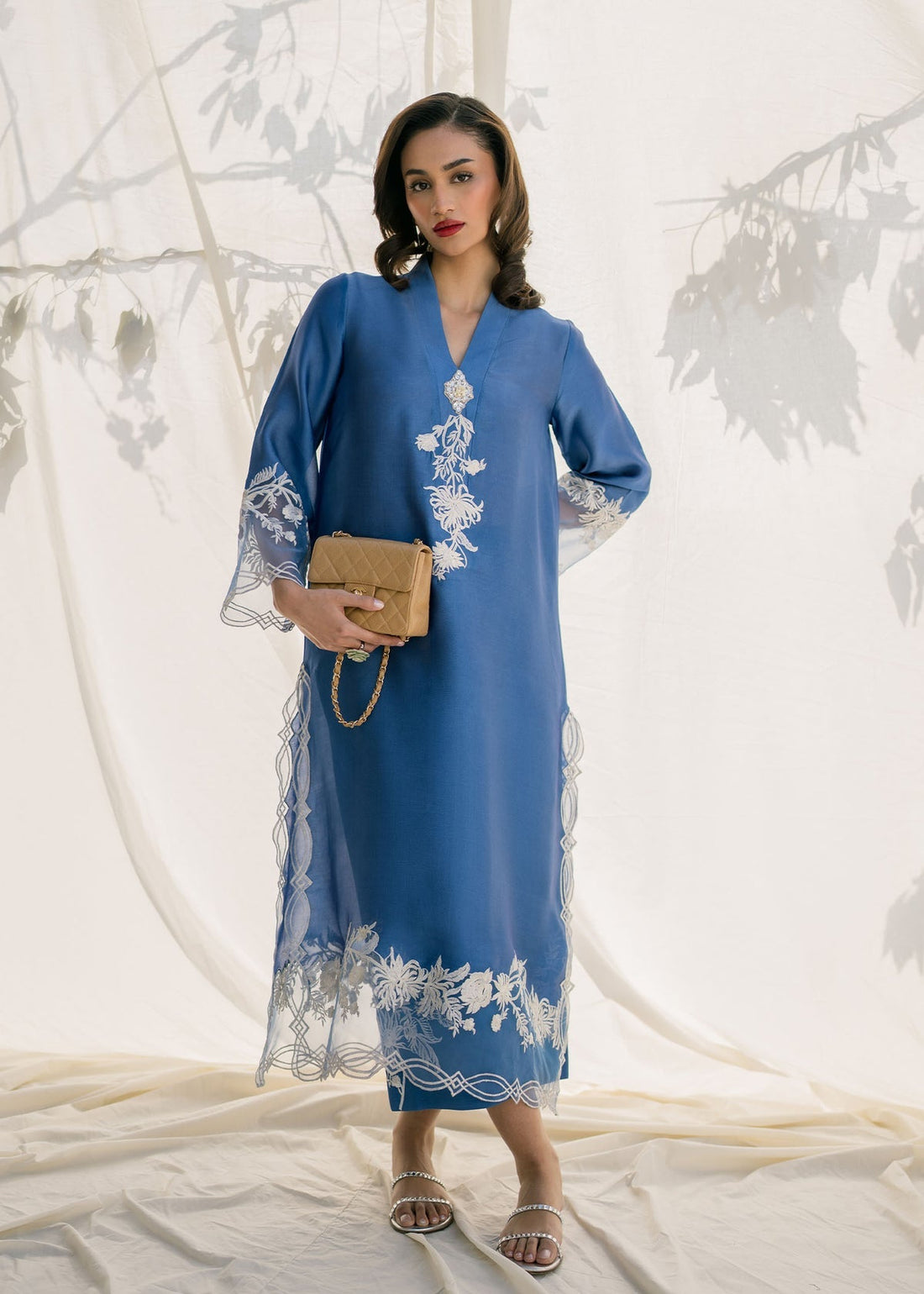 Mahgul | Samara Pret | Ocean Mist by Mahgul - Designer Dress - Type: Ladies Clothes - Available at Libayah - 100% Original