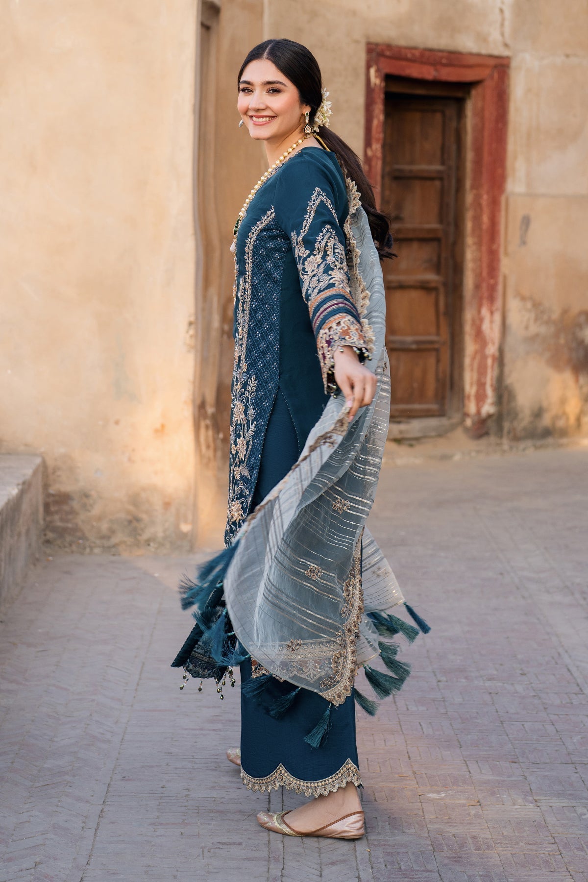 Imrozia Premium | Meeras Luxury Eid 25 | I-223 NEELAM by Imrozia Premium - Designer Dress - Type: Ladies Clothes - Available at Libayah - 100% Original