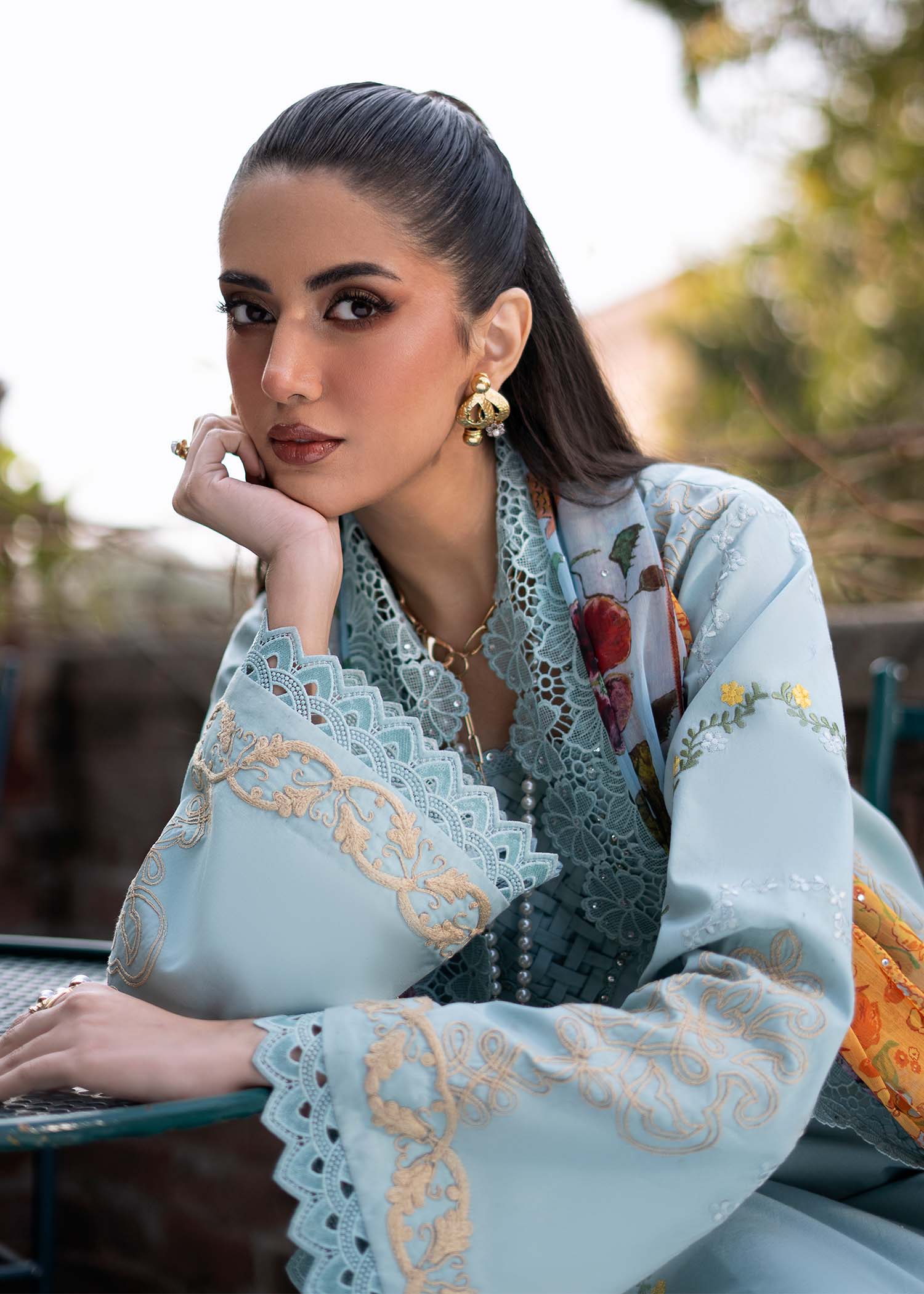 Fozia Khalid | Blossom Festive Lawn 25 |Freesia by Fozia Khalid - Designer Dress - Type: Ladies Clothes - Available at Libayah - 100% Original
