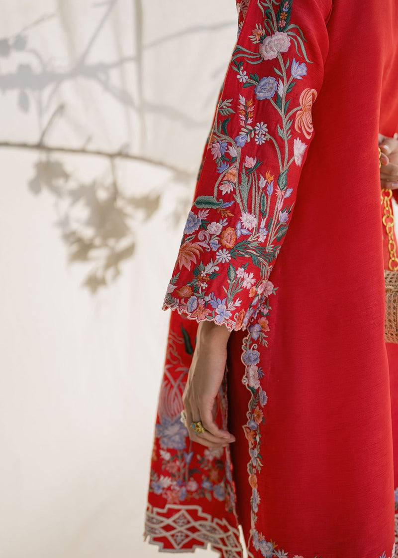 Mahgul | Samara Pret | Crimson Sun by Mahgul - Designer Dress - Type: Ladies Clothes - Available at Libayah - 100% Original