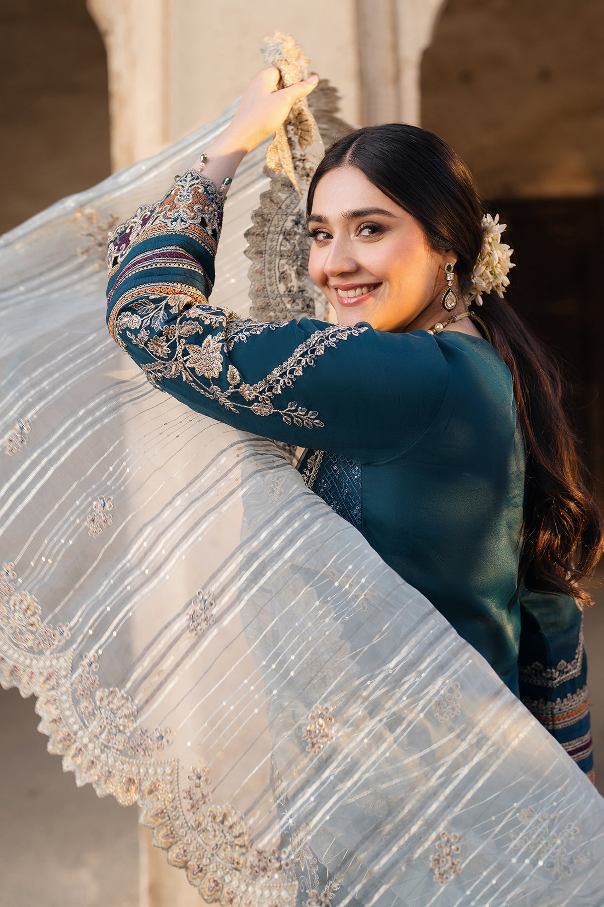 Imrozia Premium | Meeras Luxury Eid 25 | I-223 NEELAM by Imrozia Premium - Designer Dress - Type: Ladies Clothes - Available at Libayah - 100% Original