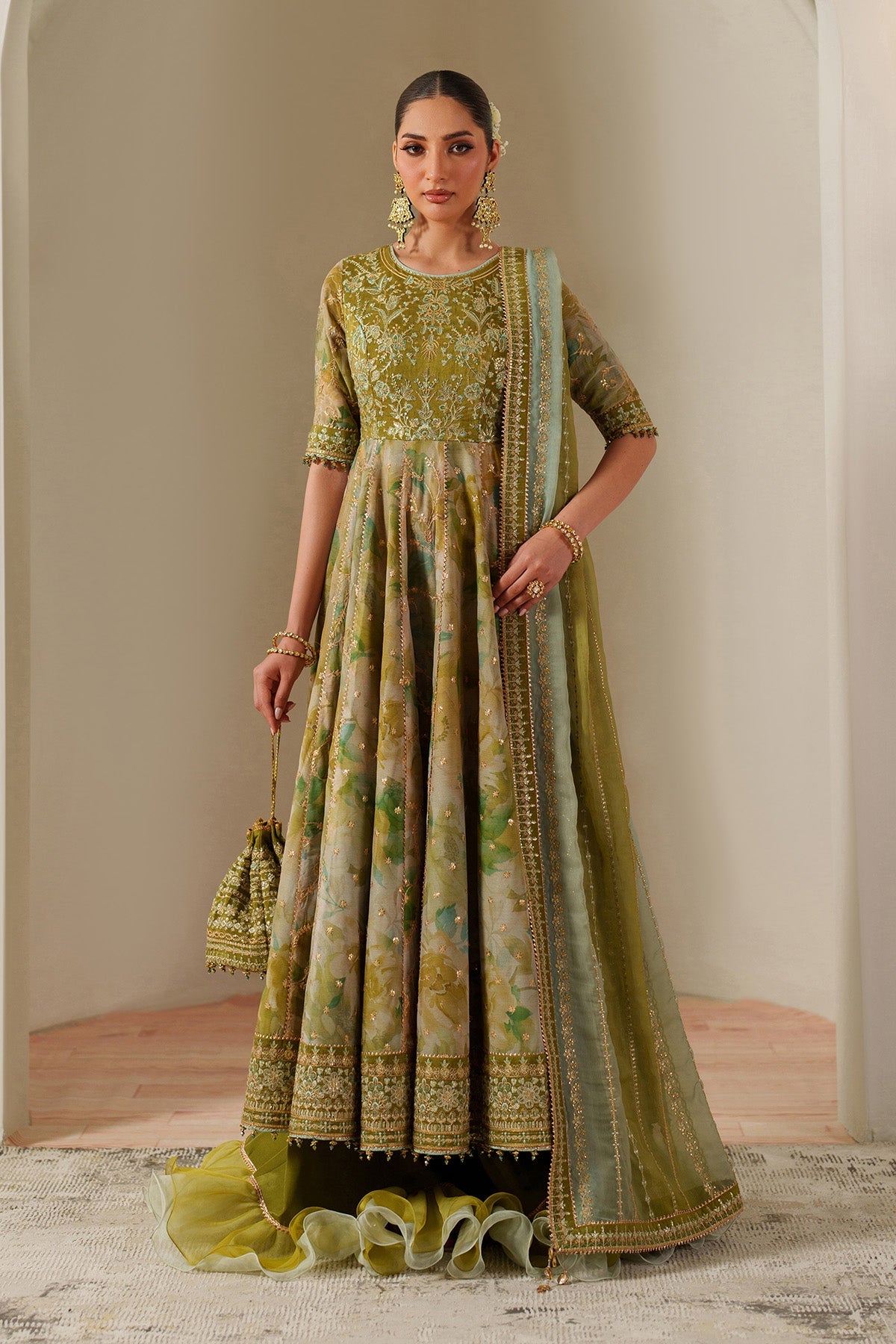 Alizeh | Fleur Chiffon |  AF-CH-2195-Renee by Alizeh - Designer Dress  - Type : Ladies Clothes - Available at Libayah - 100% Original 