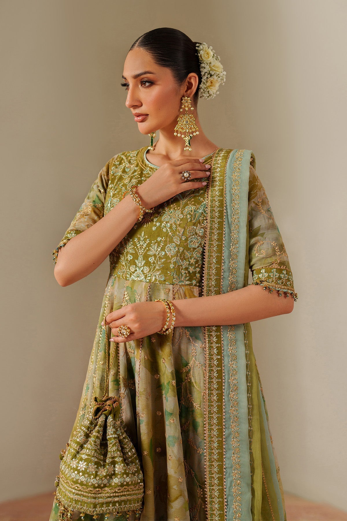 Alizeh | Fleur Chiffon |  AF-CH-2195-Renee by Alizeh - Designer Dress  - Type : Ladies Clothes - Available at Libayah - 100% Original 