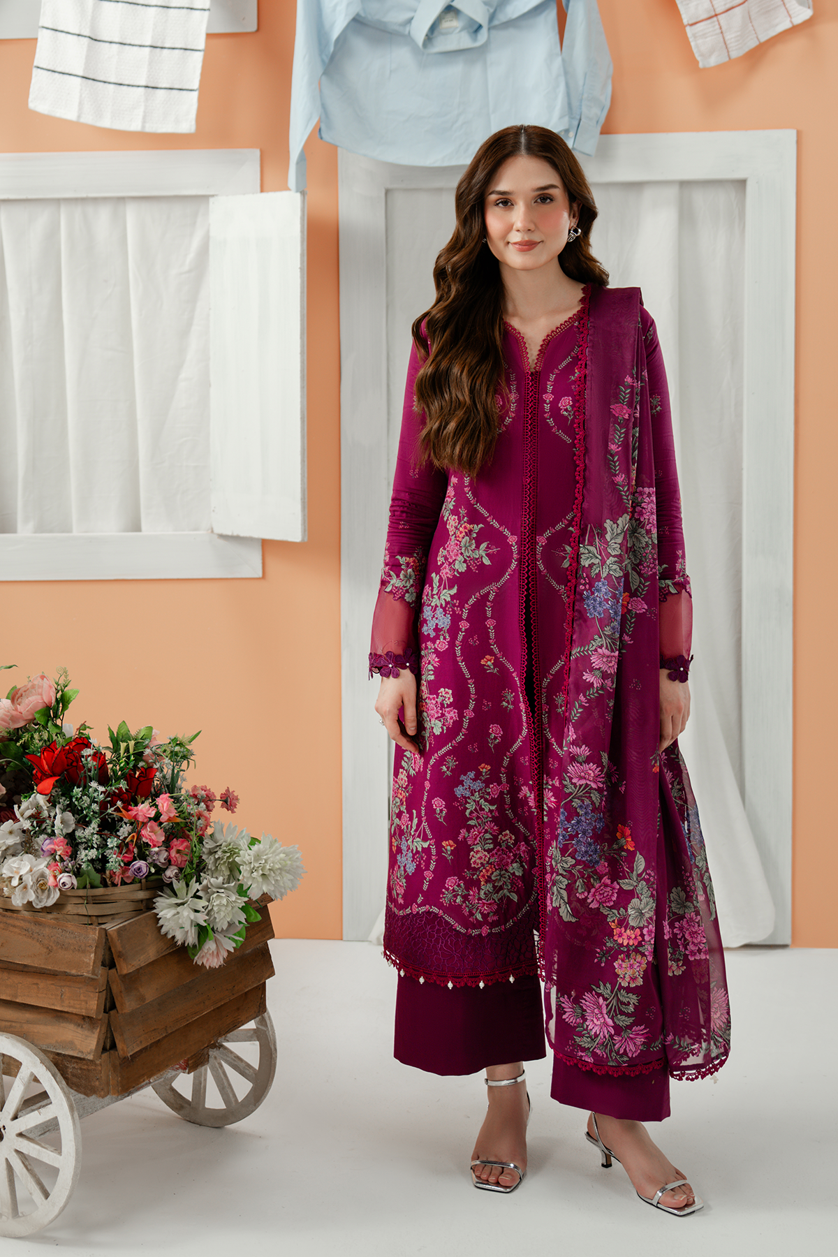 Zarposh | Sundaze Luxe Pret | Virelle by Zarposh - Designer Dress  - Type : Ladies Clothes - Available at Libayah - 100% Original 