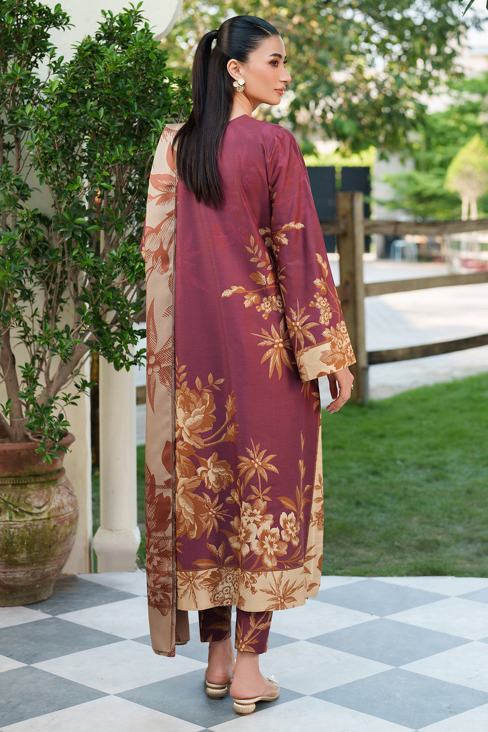 Jazmin | Winter 25 | UW-0180 M by Jazmin - Designer Dress  - Type : Ladies Clothes - Available at Libayah - 100% Original 