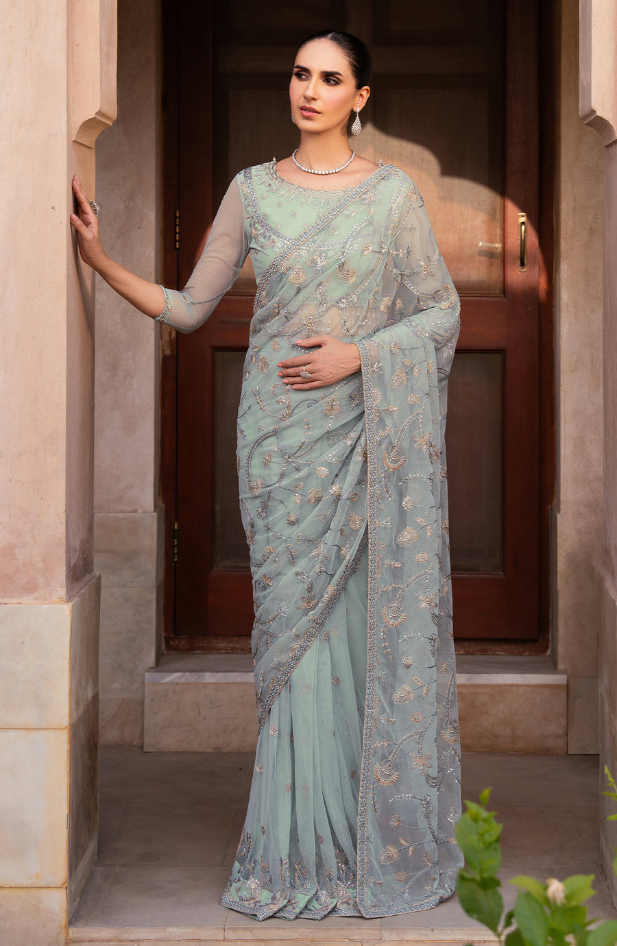 Zarif | Sahiba Formals | UNST-SBA-06 INEESA by Zarif - Designer Dress  - Type : Ladies Clothes - Available at Libayah - 100% Original 