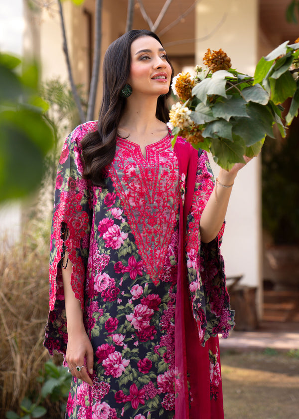 Myeesha | Lamhay Luxury Lawn 25 | Naghma by Myeesha - Designer Dress - Type: Ladies Clothes - Available at Libayah - 100% Original