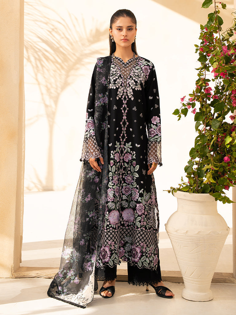 Rajbari | Jahaan Premium Festive Lawn | VERA (Jahan) 1-A by Rajbari - Designer Dress - Type: Ladies Clothes - Available at Libayah - 100% Original