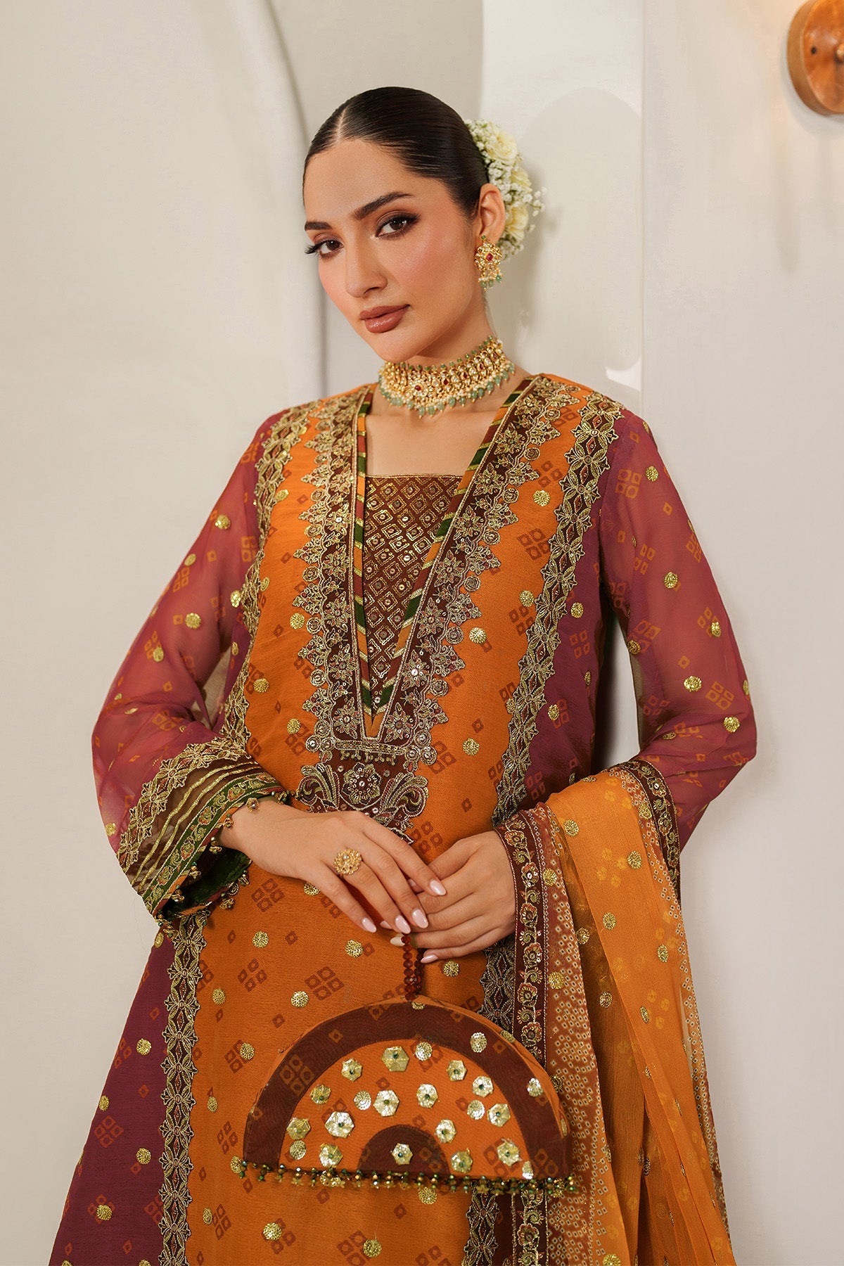 Alizeh | Fleur Chiffon |  AF-CH-2194-Zyne by Alizeh - Designer Dress  - Type : Ladies Clothes - Available at Libayah - 100% Original 
