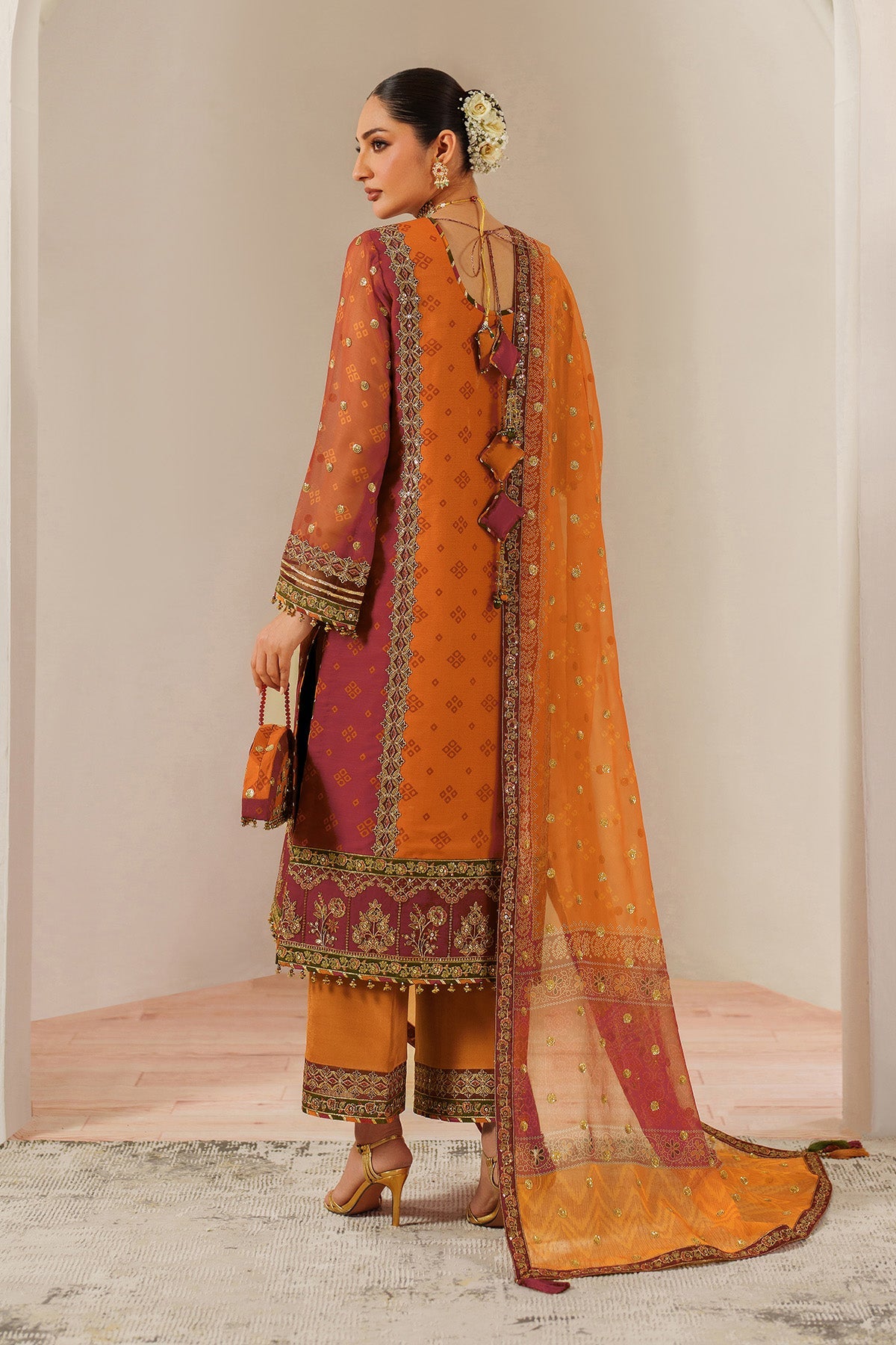 Alizeh | Fleur Chiffon |  AF-CH-2194-Zyne by Alizeh - Designer Dress  - Type : Ladies Clothes - Available at Libayah - 100% Original 