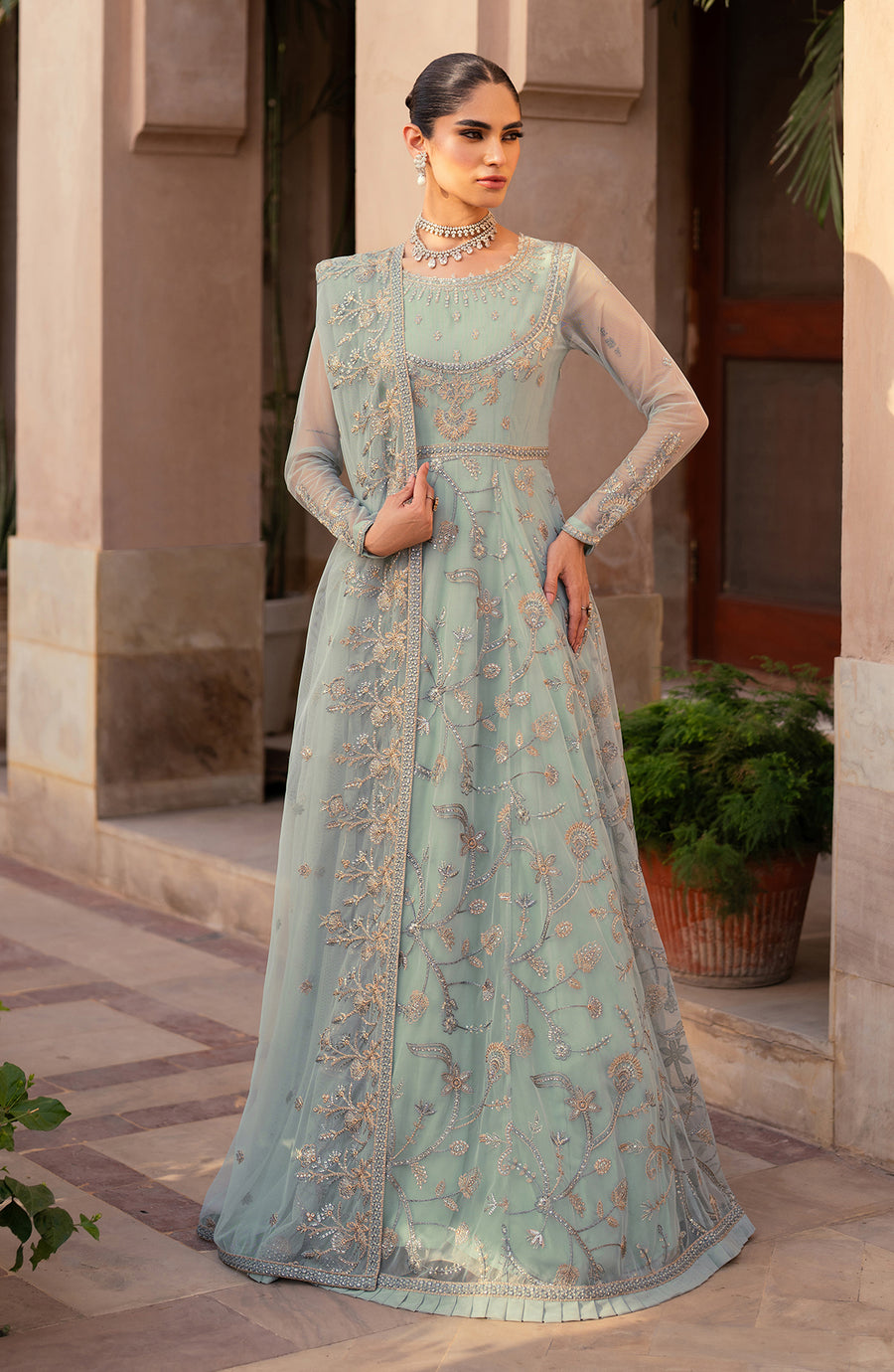 Zarif | Sahiba Formals | UNST-SBA-06 INEESA by Zarif - Designer Dress  - Type : Ladies Clothes - Available at Libayah - 100% Original 
