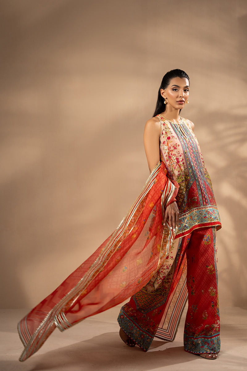 Sania Maskatiya | Mirra Luxury Pret 25 | Zella by Sania Maskatiya - Designer Dress  - Type : Ladies Clothes - Available at Libayah - 100% Original 