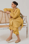 Cross Stitch | Daily Wear | YELLOW MIST by Cross Stitch - Designer Dress - Type: Casuals - Available at Libayah - 100% Original