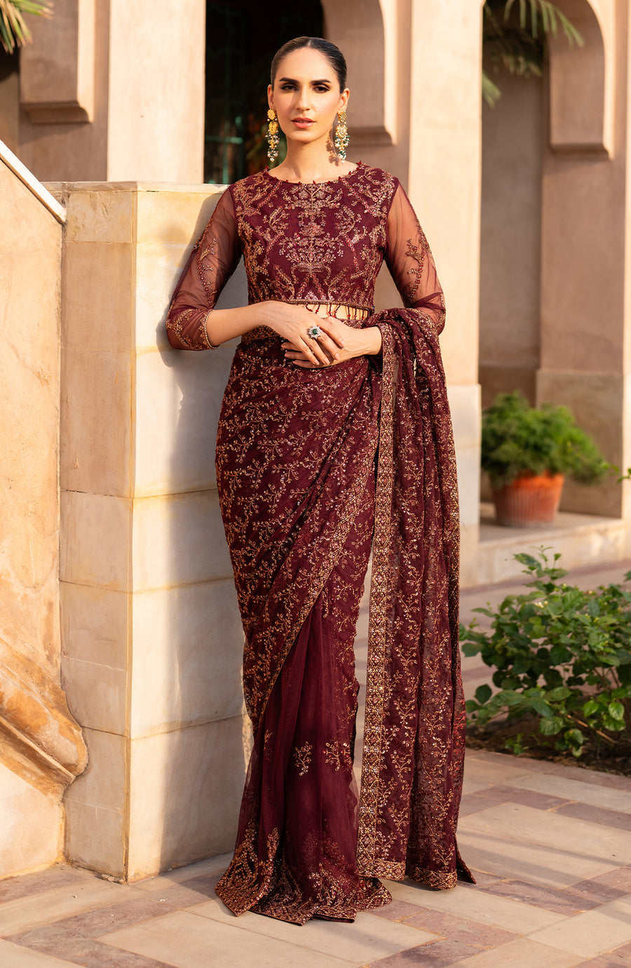 Zarif | Sahiba Formals | UNST-SBA-01 ELIF by Zarif - Designer Dress  - Type : Ladies Clothes - Available at Libayah - 100% Original 