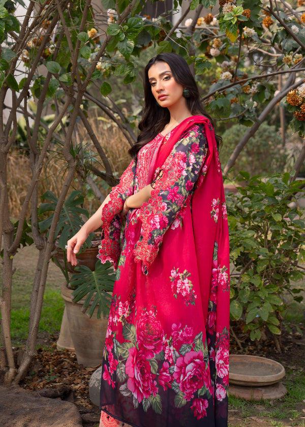 Myeesha | Lamhay Luxury Lawn 25 | Naghma by Myeesha - Designer Dress - Type: Ladies Clothes - Available at Libayah - 100% Original