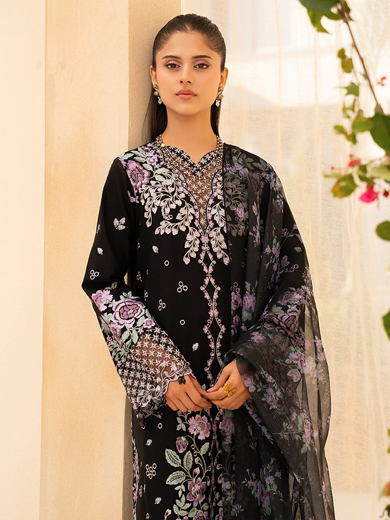 Rajbari | Jahaan Premium Festive Lawn | VERA (Jahan) 1-A by Rajbari - Designer Dress - Type: Ladies Clothes - Available at Libayah - 100% Original