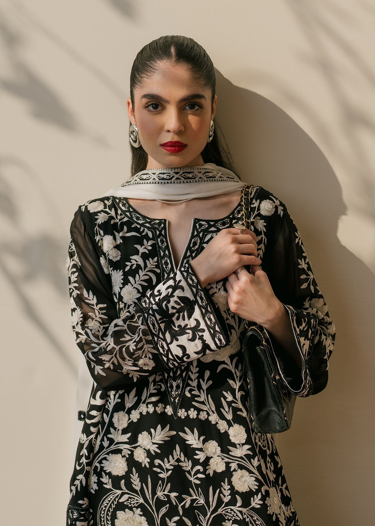 Mahgul | Samara Pret | Onyx Jewel by Mahgul - Designer Dress - Type: Ladies Clothes - Available at Libayah - 100% Original