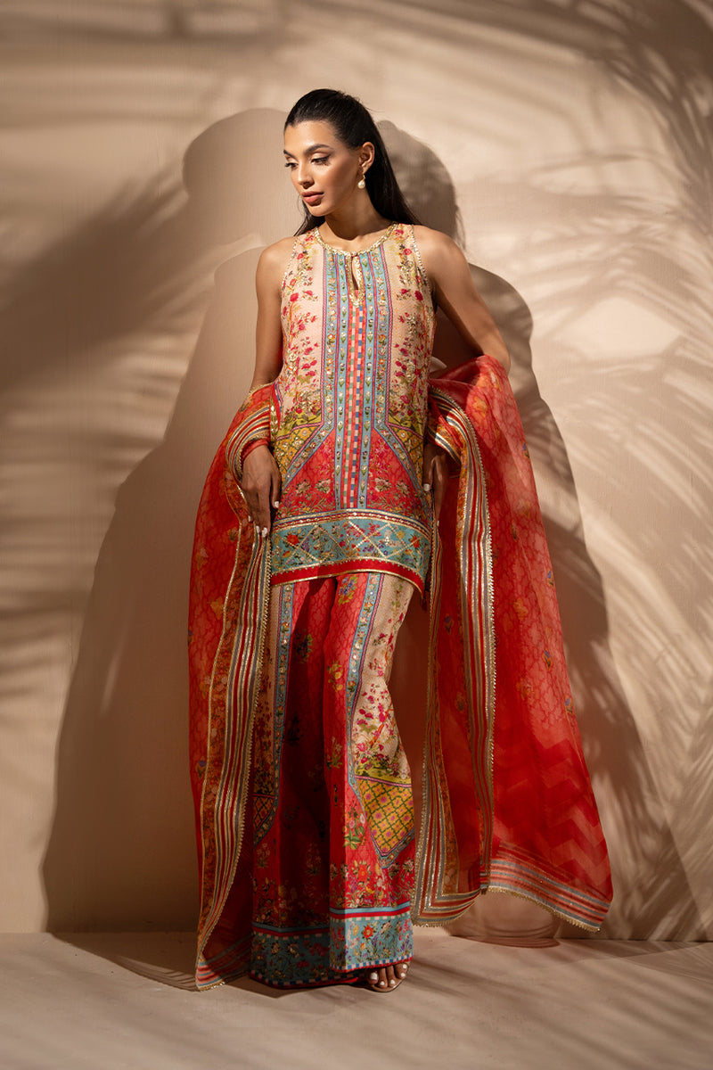 Sania Maskatiya | Mirra Luxury Pret 25 | Zella by Sania Maskatiya - Designer Dress  - Type : Ladies Clothes - Available at Libayah - 100% Original 