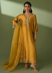 Jeem | Celestial Luxe Formals | MOSS MUSTARD by Jeem - Designer Dress  - Type : Ladies Clothes - Available at Libayah - 100% Original 