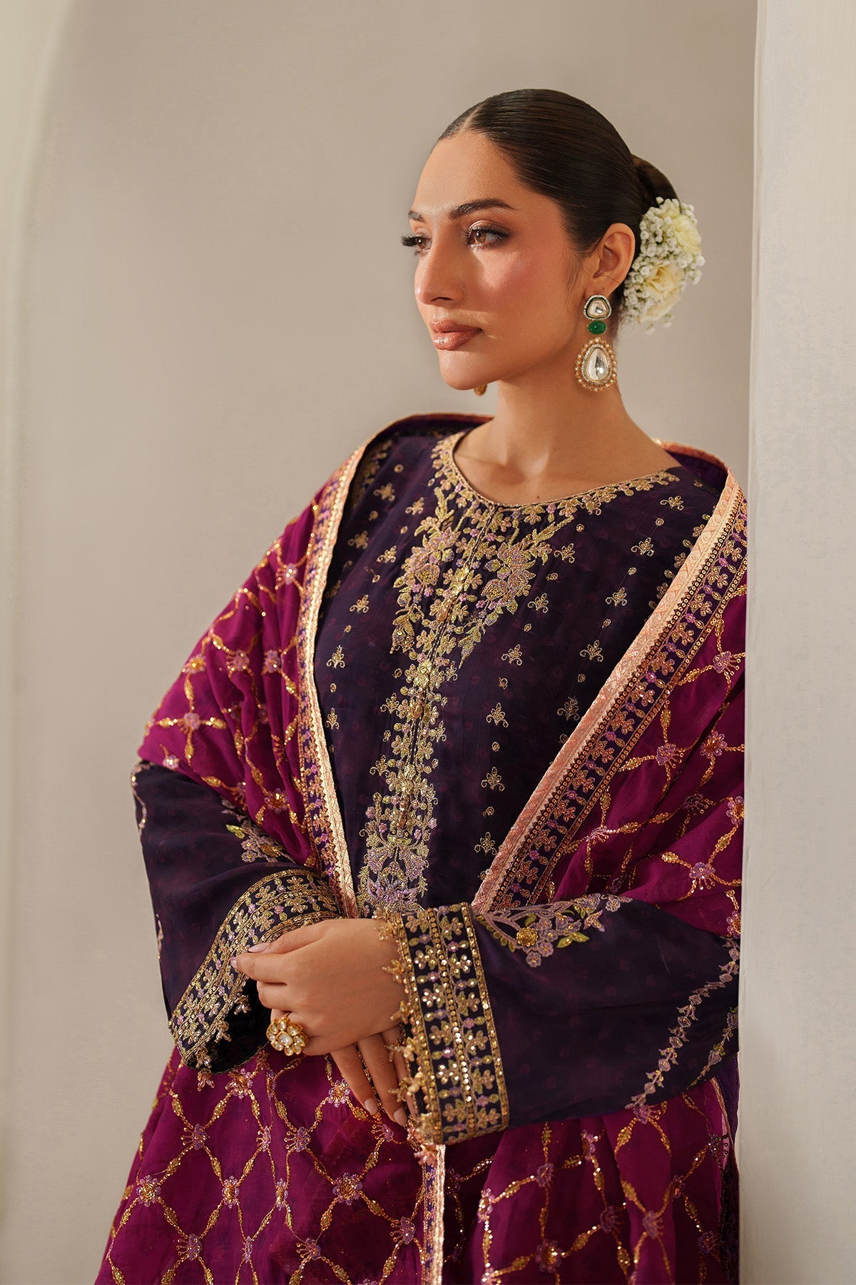 Alizeh | Fleur Chiffon |  AF-CH-2196-Reya by Alizeh - Designer Dress  - Type : Ladies Clothes - Available at Libayah - 100% Original 
