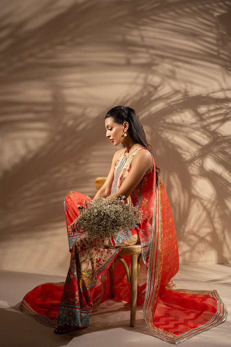 Sania Maskatiya | Mirra Luxury Pret 25 | Zella by Sania Maskatiya - Designer Dress  - Type : Ladies Clothes - Available at Libayah - 100% Original 