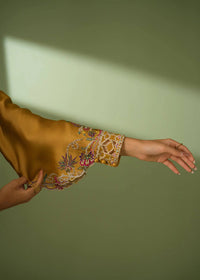 Jeem | Celestial Luxe Formals | MOSS MUSTARD by Jeem - Designer Dress  - Type : Ladies Clothes - Available at Libayah - 100% Original 