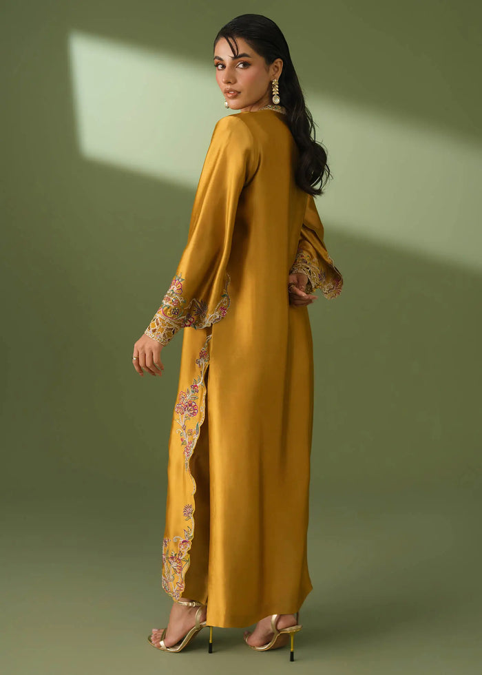 Jeem | Celestial Luxe Formals | MOSS MUSTARD by Jeem - Designer Dress  - Type : Ladies Clothes - Available at Libayah - 100% Original 