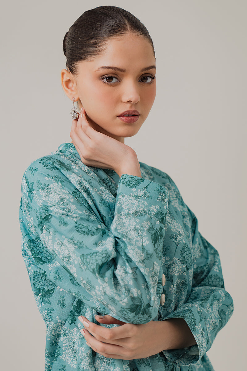 Cross Stitch | Daily Wear | MINT BLUE by Cross Stitch - Designer Dress - Type: Casuals - Available at Libayah - 100% Original