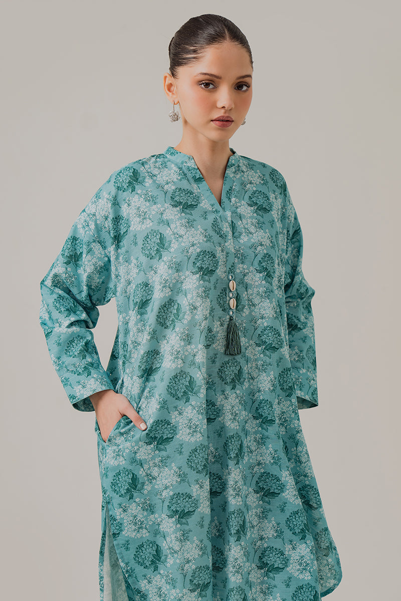 Cross Stitch | Daily Wear | MINT BLUE by Cross Stitch - Designer Dress - Type: Casuals - Available at Libayah - 100% Original