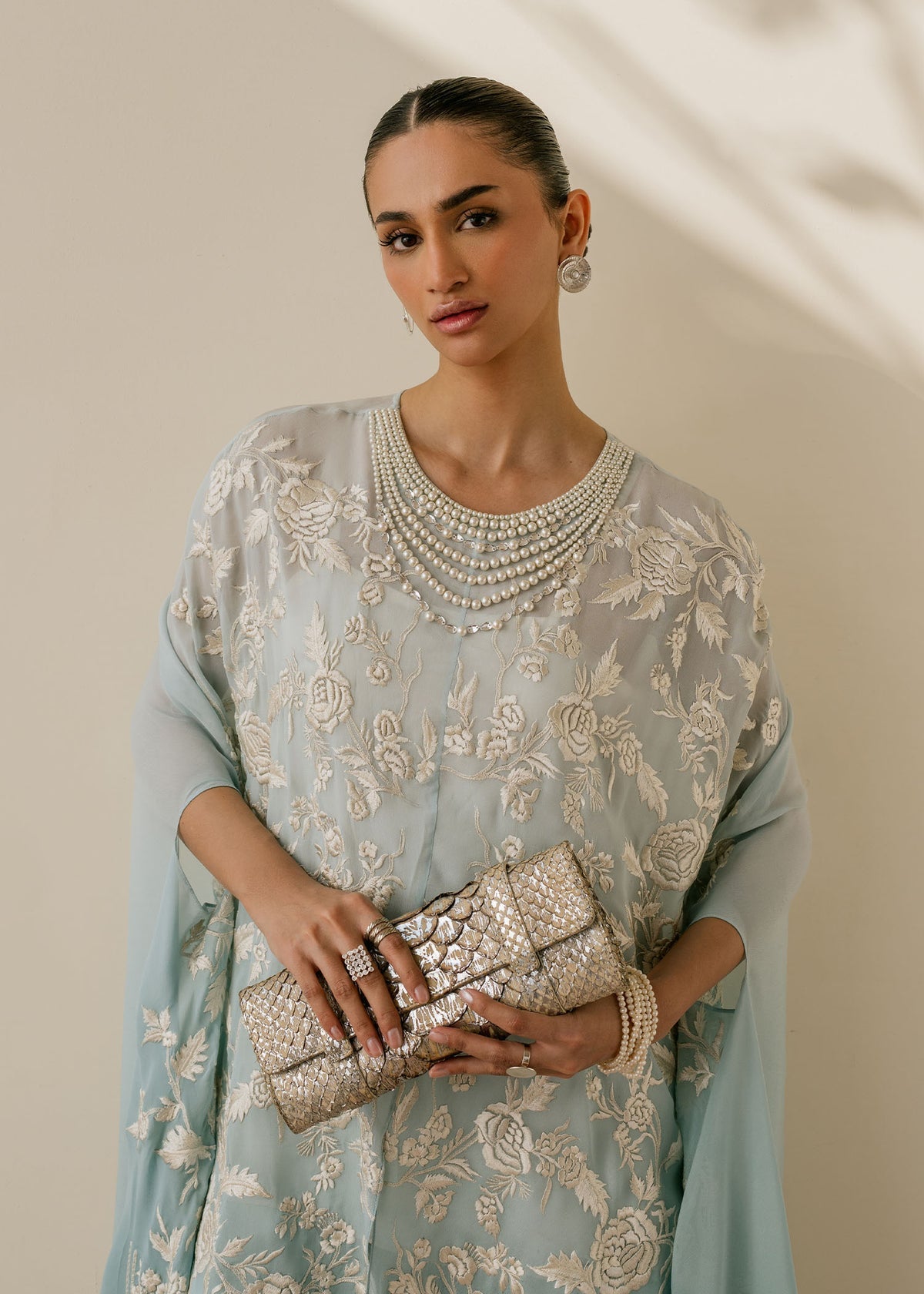 Mahgul | Samara Pret | Sea Pearl by Mahgul - Designer Dress - Type: Ladies Clothes - Available at Libayah - 100% Original